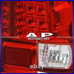 LED Stop Brake Tail Lights Lamps Red For 2000-2006 Chevy Suburban Tahoe Yukon