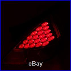 LED StyleFor 2003 2004 2005 Nissan 350Z Red Rear LED Brake Tail Lights Pair