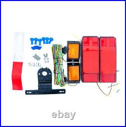 LED Submersible Trailer Tail Light Kit, 12V LED Utility Trailer Lights Waterproof