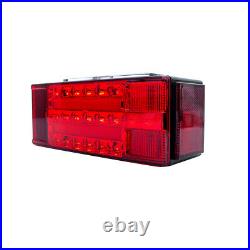 LED Submersible Trailer Tail Light Kit, 12V LED Utility Trailer Lights Waterproof