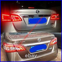 LED Tail Lamp Red Light taillights brake lights for Nissan Sentra 2013 2014 2015