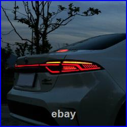 LED Tail Lamps For Toyota Corolla USA 2020-2021 Smoke Dark Rear Lights Assembly