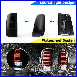 LED Tail Light Assembly for Dodge Ram 1500 2500 2009-2018 Sequential Rear Lamps
