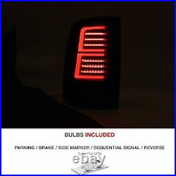 LED Tail Light Assembly for Dodge Ram 1500 2500 2009-2018 Sequential Rear Lamps