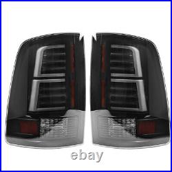 LED Tail Light Assembly for Dodge Ram 1500 2500 2009-2018 Sequential Rear Lamps