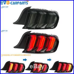 LED Tail Light For Ford Mustang 2015-2019 Smoked Plug & Play Free Shipping Set