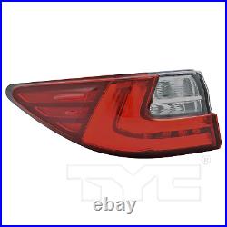 LED Tail Light Rear Lamp Left Driver for 16-18 Lexus ES350/300H