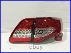 LED Tail Light Red Clear Rear Lamp Pair For Toyota Corolla 2007 2008 2009 2010