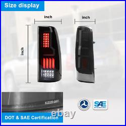 LED Tail Light for 1999-2006 Chevy Silverado 99-2002 GMC Sierra 1500 2500 Smoked