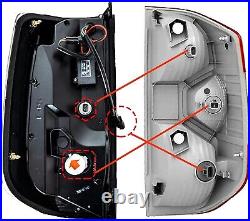 LED Tail Lights Assembly Fit for 2014-2021 Toyota Tundra Pickup Smoked Lens Pair