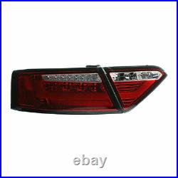 LED Tail Lights Assembly For Audi A5 2008-2016 Dark/Red Replace OEM Rear lights