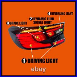 LED Tail Lights Assembly For Honda Accord 2018-2022 Dark Dynamic Animation Light