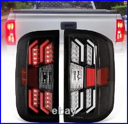LED Tail Lights Assembly Pair For 2014-2018 Chevy Silverado 1500 2500 HD 3500 HD