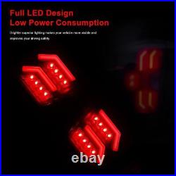 LED Tail Lights Assembly Pair For 2014-2018 Chevy Silverado 1500 2500 HD 3500 HD