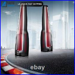 LED Tail Lights Assembly Rear Brake Lamps For 2007-2014 Cadillac Escalade ESV