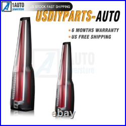 LED Tail Lights Assembly Rear Brake Lamps For 2007-2014 Cadillac Escalade ESV