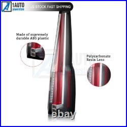LED Tail Lights Assembly Rear Brake Lamps For 2007-2014 Cadillac Escalade ESV