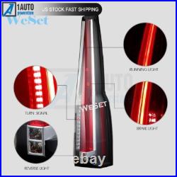LED Tail Lights Assembly Rear Brake Lamps For 2007-2014 Cadillac Escalade ESV