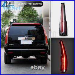 LED Tail Lights Assembly Rear Brake Lamps For 2007-2014 Cadillac Escalade ESV