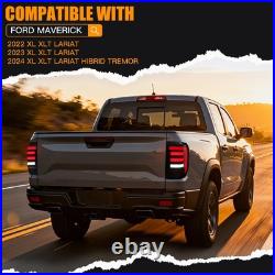 LED Tail Lights Assembly for 2022 2023 2024 Ford Maverick XL XLT LED Tail Lights Assembly for 2022 2023 2024 Ford Maverick XL XLT