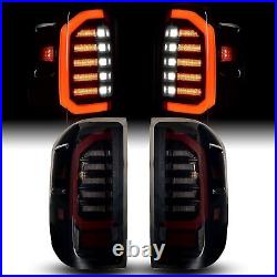LED Tail Lights Black Smoke For 2014-2018 Chevy Silverado 1500 2500 HD 3500 HD