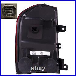 LED Tail Lights Black Trim Set For 2015-2022 Chrysler 300 4Dr