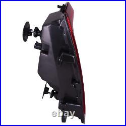 LED Tail Lights Black Trim Set For 2015-2022 Chrysler 300 4Dr