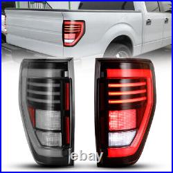 LED Tail Lights Brake Lamp For 2009-2014 Ford F150 Pickup Sequential Turn Signal