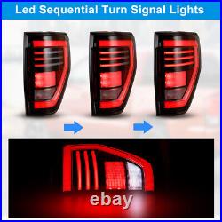 LED Tail Lights Brake Lamp For 2009-2014 Ford F150 Pickup Sequential Turn Signal