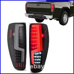 LED Tail Lights Brake Lamps Black Smoke For Chevy Colorado GMC Canyon 2004-2012