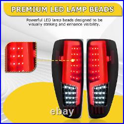 LED Tail Lights Brake Lamps Black Smoke For Chevy Colorado GMC Canyon 2004-2012
