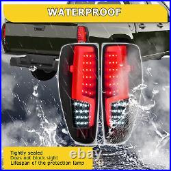 LED Tail Lights Brake Lamps Black Smoke For Chevy Colorado GMC Canyon 2004-2012