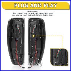 LED Tail Lights Brake Lamps Black Smoke For Chevy Colorado GMC Canyon 2004-2012