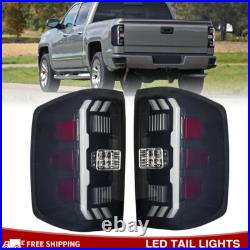 LED Tail Lights Brake Lamps For 2014-2018 Chevy Silverado 1500 2500 HD 3500 HD