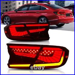 LED Tail Lights Brake Light Sequential for Honda Accord Sedan 10th Gen 2018-2022