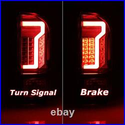 LED Tail Lights Brake Rear Lamps Pair for 2016-2021 Toyota Tacoma Clear Lens