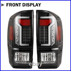 LED Tail Lights Brake Rear Lamps Pair for 2016-2021 Toyota Tacoma Clear Lens
