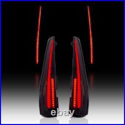 LED Tail Lights Cadillac Style Fit 2007-2014 Chevy Suburban 1500 Tahoe GMC Yukon