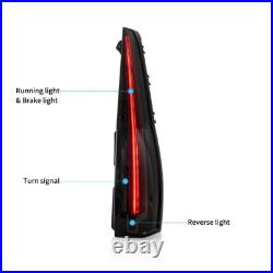 LED Tail Lights Cadillac Style Fit 2007-2014 Chevy Suburban 1500 Tahoe GMC Yukon