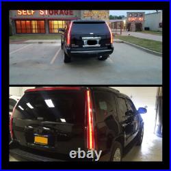 LED Tail Lights Cadillac Style Fit 2007-2014 Chevy Suburban 1500 Tahoe GMC Yukon