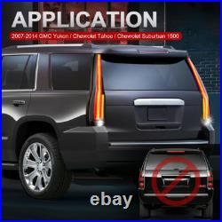 LED Tail Lights Cadillac Style Fit 2007-2014 Chevy Suburban 1500 Tahoe GMC Yukon