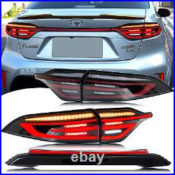 LED Tail Lights & Center Lamp for Toyota Corolla E210 2020-2024 Clear Rear Lamps