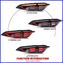 LED Tail Lights & Center Lamp for Toyota Corolla E210 2020-2024 Clear Rear Lamps