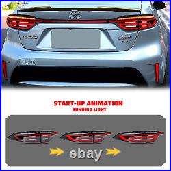 LED Tail Lights & Center Lamp for Toyota Corolla E210 2020-2024 Clear Rear Lamps