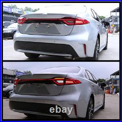 LED Tail Lights & Centra Light For 2020-2021 Toyota Corolla US Red Assembly