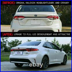 LED Tail Lights & Centra Light For 2020-2021 Toyota Corolla US Red Assembly
