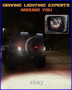 LED Tail Lights Clear Lens Brake Turn signal For 2007-2018 Jeep Wrangler JK JKU
