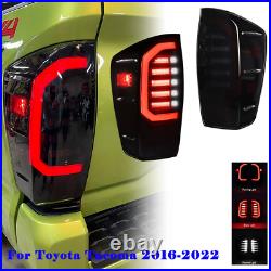 LED Tail Lights DRL Rear Brake Turn Signal Lamps For Toyota Tacoma 2016-2022