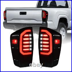 LED Tail Lights DRL Rear Brake Turn Signal Lamps For Toyota Tacoma 2016-2022