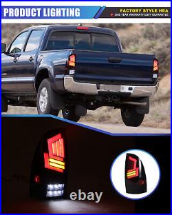 LED Tail Lights Fit For 2005-2015 Toyota Tacoma Rear Brake Lamps Left+Right Pair